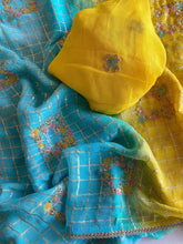 Pure Chiffon Double Padded Embroidery Work Saree